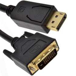 kenable 007487 video cable adapter 3 m DisplayPort DVI-D Black