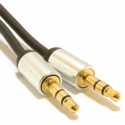 kenable 007514, 3.5mm, Male, 3.5mm, Male, 2 m, Black