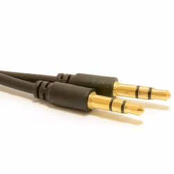 kenable 007527 audio cable 0.5 m 3.5mm Black