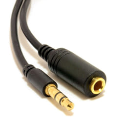 kenable 007535 audio cable 0.5 m 3.5mm Black