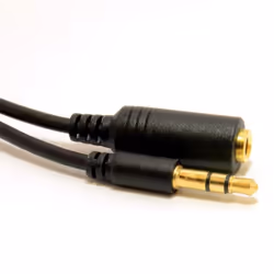 kenable 007535 audio cable 0.5 m 3.5mm Black