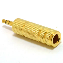 kenable 007542 cable gender changer 3.5mm 6.35mm Gold