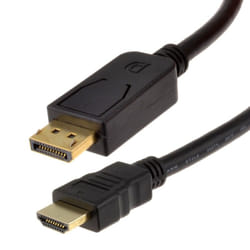 kenable 007546 video cable adapter HDMI Type A (Standard) DisplayPort Black