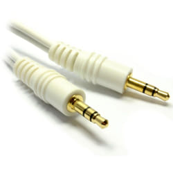 kenable 007572 audio cable 0.5 m 3.5mm White
