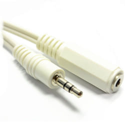 kenable 007575 audio cable 2 m 3.5mm White