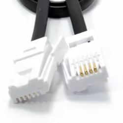kenable 007633 telephone cable 2 m Black