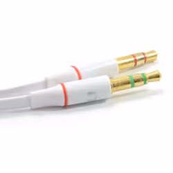 kenable 007636 audio cable 0.2 m 3.5mm 2 x 3.5mm White
