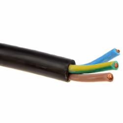 kenable 13A Fully Moulded 3 Pin UK Plug to 1.5mm Cable Stripped Bare Ends 3m