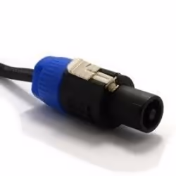 kenable 007674 audio cable 3 m 6.35mm Speakon Black