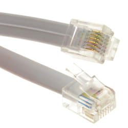 kenable 007732 telephone cable 1 m White