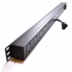 kenable 007767, Vertical, Aluminium, Black, 12 AC outlet(s), Type G, C14 coupler