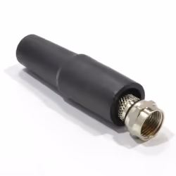 kenable F Type Twist On Plug End for Satellite Coax Cable & Weatherproof Boot