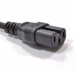 kenable 007834 power cable Black 2 m C14 coupler C15 coupler
