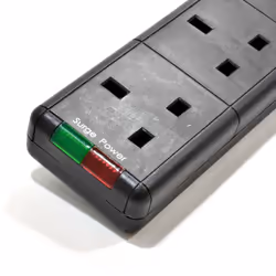 kenable 007871 surge protector Black 6 AC outlet(s) 250 V 2 m