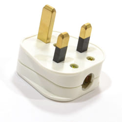 kenable 007876 electrical power plug Type G White
