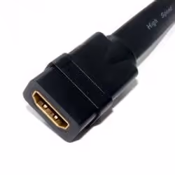 kenable 007885, 0.5 m, HDMI Type A (Standard), HDMI Type A (Standard), Black