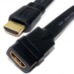 kenable 007887 HDMI cable 2 m HDMI Type A (Standard) Black