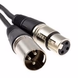 kenable 007903 audio cable 0.75 m XLR Black