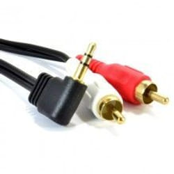 kenable 007916 audio cable 2 m 3.5mm 2 x RCA Black