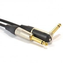 kenable 007931 audio cable 2 m 6.35mm Black, Gold