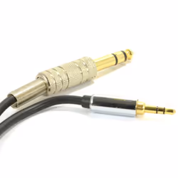 kenable 007948 audio cable 2 m 6.35mm 3.5mm Black