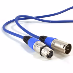 kenable 007951 audio cable 0.3 m XLR Blue