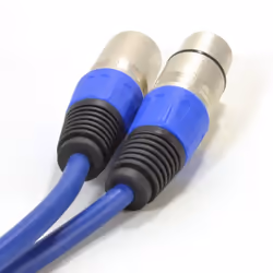 kenable 007951 audio cable 0.3 m XLR Blue