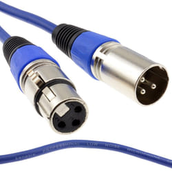 kenable 007955 audio cable 3 m XLR (3-pin) Blue