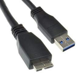 kenable 007990 USB cable USB 3.2 Gen 1 (3.1 Gen 1) 0.15 m USB A Micro-USB B Black