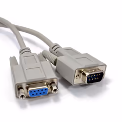 kenable 008006, Beige, 2 m, D-Sub (9-pin), D-Sub (9-pin), Male, Female