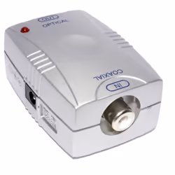 kenable Digital Audio Coax SPDIF Phono RCA to Optical TOS Converter Adapter UK Power
