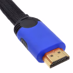 kenable 008038, 2 m, HDMI Type A (Standard), HDMI Type A (Standard), 3D, Black, Blue