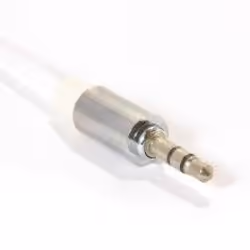 kenable 008044, 3.5mm, Male, 3.5mm, Male, 1 m, White