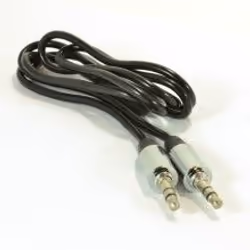 kenable 008045 audio cable 1 m 3.5mm Black, Silver