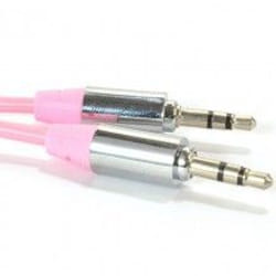 kenable 008046 audio cable 1 m 3.5mm Pink