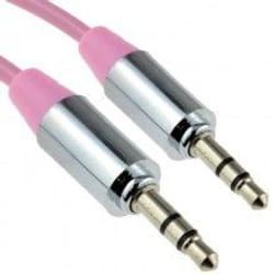 kenable 008052 audio cable 2 m 3.5mm Pink