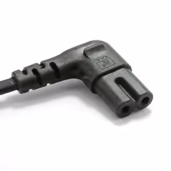 kenable 008091 power cable Black 0.5 m Power plug type G C7 coupler