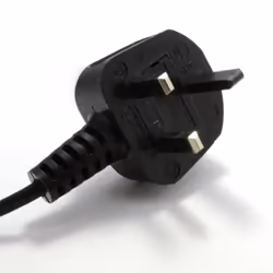 kenable 008091 power cable Black 0.5 m Power plug type G C7 coupler