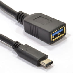 kenable USB 3.1 Type A Female to Type C Male Gen 1 Cable 5GBps 3 Amp  15cm