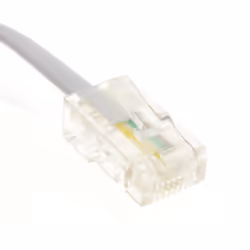 kenable RJ11 Male Plug to 4 wire RJ45 Male Plug Flat Cable Lead 20m