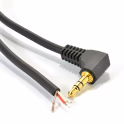 kenable 008169, 3.5mm, Male, 2 m, Black