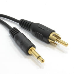 kenable 008246 audio cable 1 m 3 x RCA RCA Black