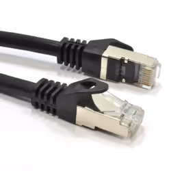 kenable Cat6A SSTP Snagless RJ45 Network Ethernet 10GIG Cable 3m BLACK