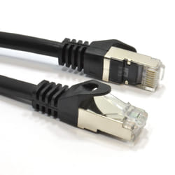 kenable Cat6A SSTP Snagless RJ45 Network Ethernet 10GIG Cable  3m BLACK
