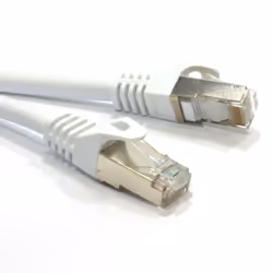 kenable Cat6A SSTP Snagless RJ45 Network Ethernet 10GIG Cable  0.3m WHITE