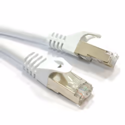 kenable Cat6A SSTP Snagless RJ45 Network Ethernet 10GIG Cable  0.3m WHITE