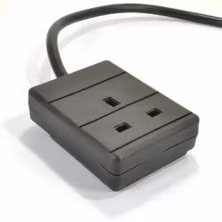 kenable 008298 power extension 3 m 1 AC outlet(s) Indoor Black