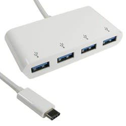 kenable 008305 interface hub USB 3.2 Gen 2 (3.1 Gen 2) Type-C 5000 Mbit/s White