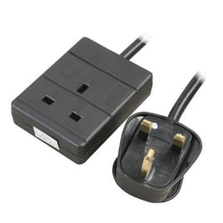 kenable 008320 power extension 5 m 1 AC outlet(s) Indoor Black