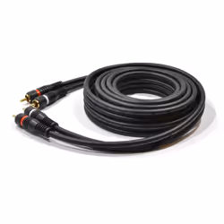 kenable 008332 audio cable 2 m 2 x RCA Black